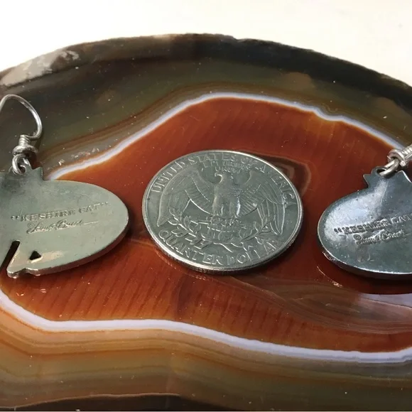 Laurel Burch “Keshire Cat” Earrings - Picture 3 of 5